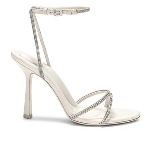 Dahlia 105 Crystal Sandal in Alloy